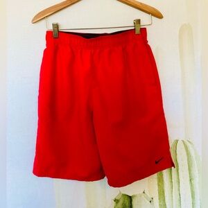 Nike Red Athletic Shorts, Unisex